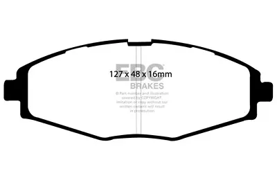 EBC Greenstuff Front Brake Pads For Daewoo Matiz 0.8 (98 > 05) • $53.90